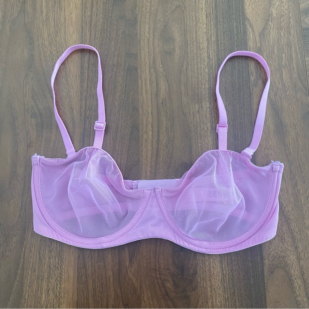 Skims Lavender Unlined Bra Size 32D